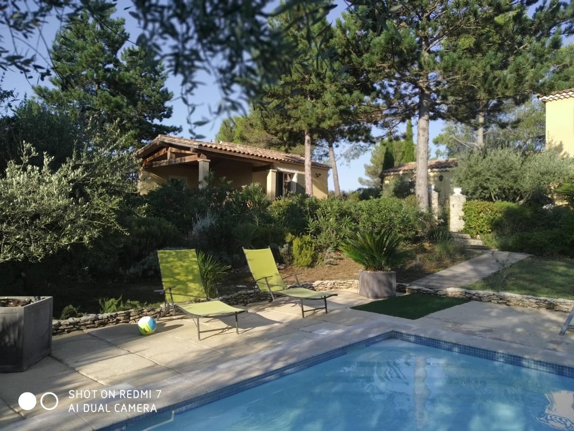 Proche Uzes Petit Gite Avec Grande Cuisine D'Ete Et Piscine Saint-Siffret المظهر الخارجي الصورة